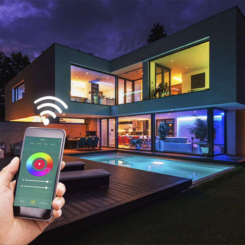 Smart Spot Wi-fi LED Taschibra TEK 5W Redondo RGB+CCT