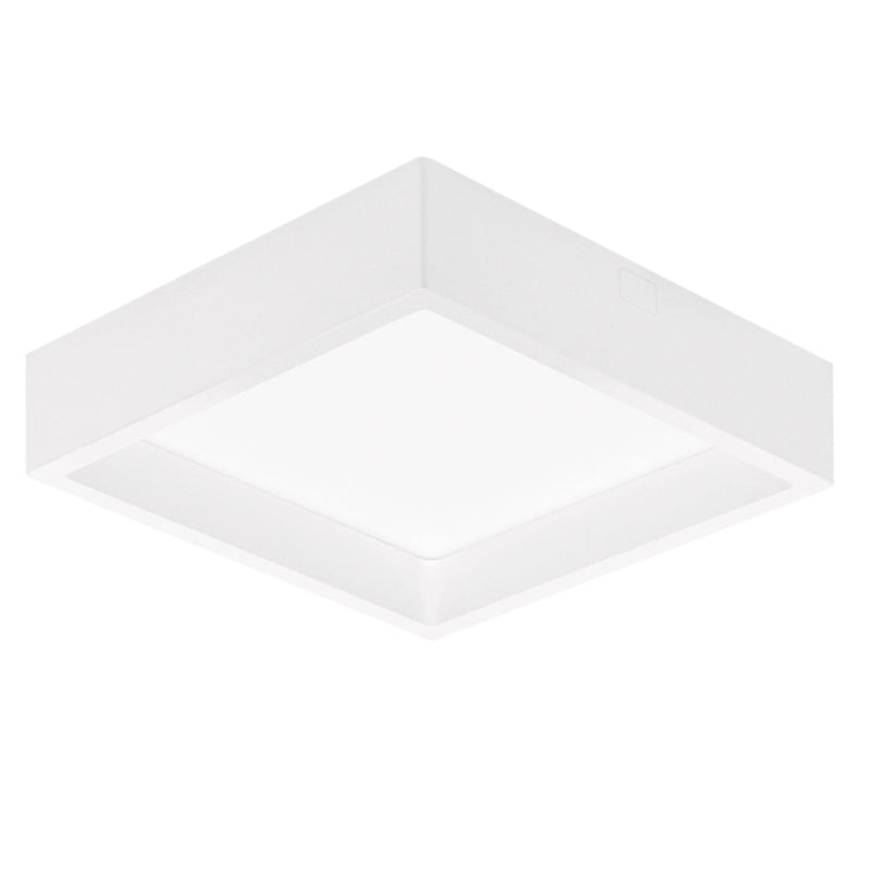 Painel Led Sobrepor 17W Deep 19cm Recuado 3000K Branco Quente