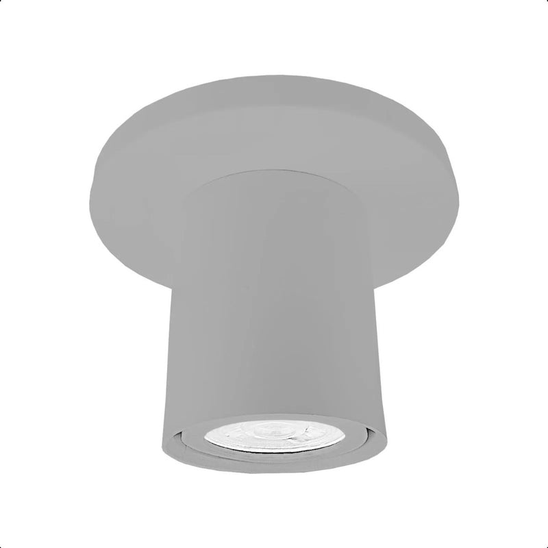 Spot Sobrepor TGT490C Direcionável Redondo Gu10 Com Canopla
