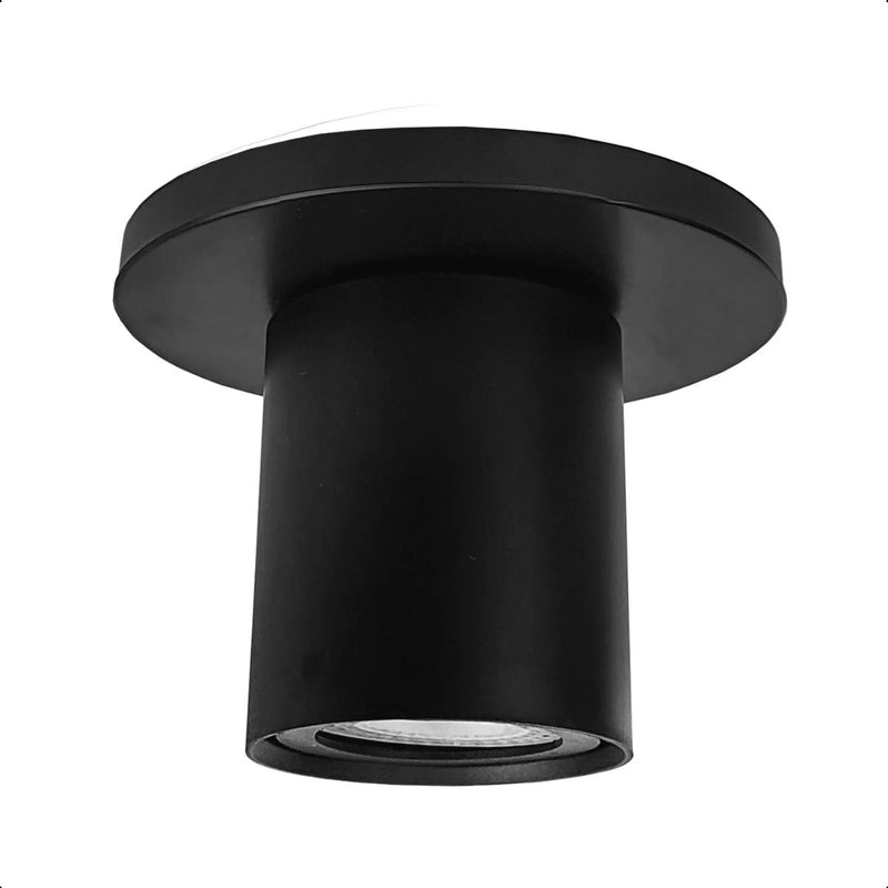 Spot Sobrepor TGT490C Direcionável Redondo Gu10 Com Canopla