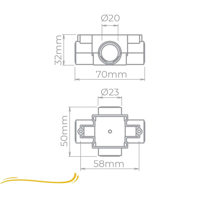 Mini Caixa de Instalação para Mini Neu 2, Risk, Wall Mini, Wall Micro e Ice Long