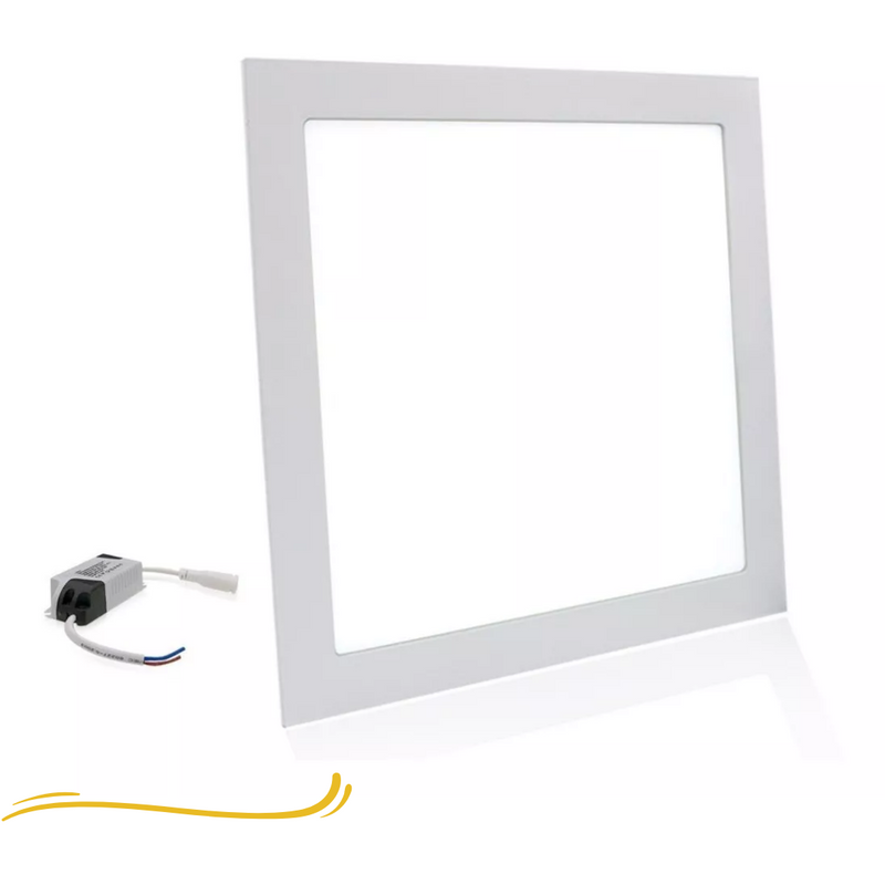 Painel de Led Embutir 18w Quadrado Branca IP40 Bivolt